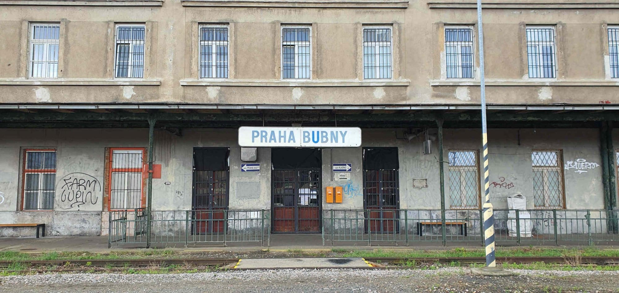 Train station Praha-Bubny