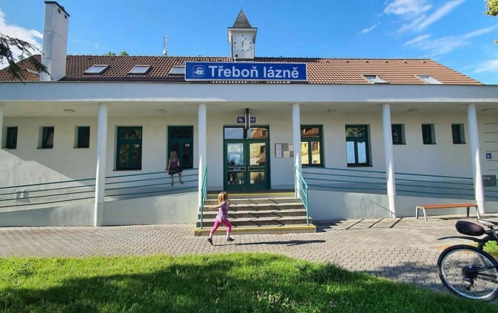 Vlakem Třeboň lázně