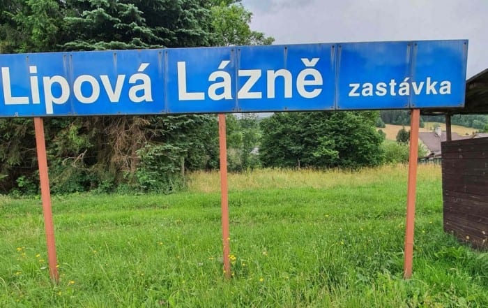 Železniční zastávka Lipová lázně