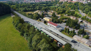 Nádraží Přibyslav, vizualizace Správy železnic, 2024