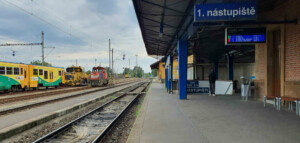 Kutná Hora hlavní nádraží, nástupiště u 1 koleje