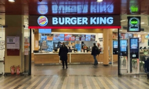 Burger King at Prague main train station