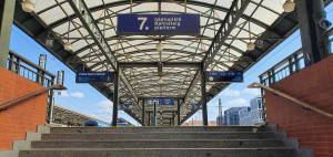 Prague Main Railway Station, platform 7