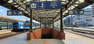 Prague Main Railway Station, platform 7