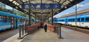 Prague Main Railway Station, platform 7