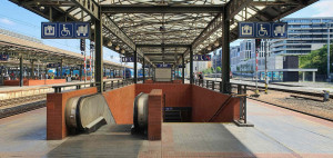 Prague Main Railway Station, platform 7