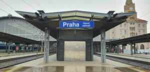 Prague main train station, platform 2