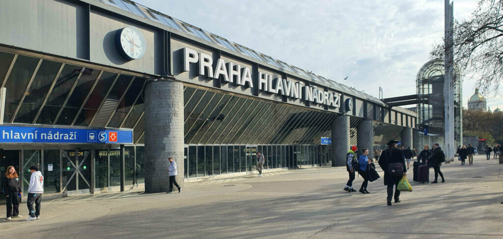 Prague main station - main entrance