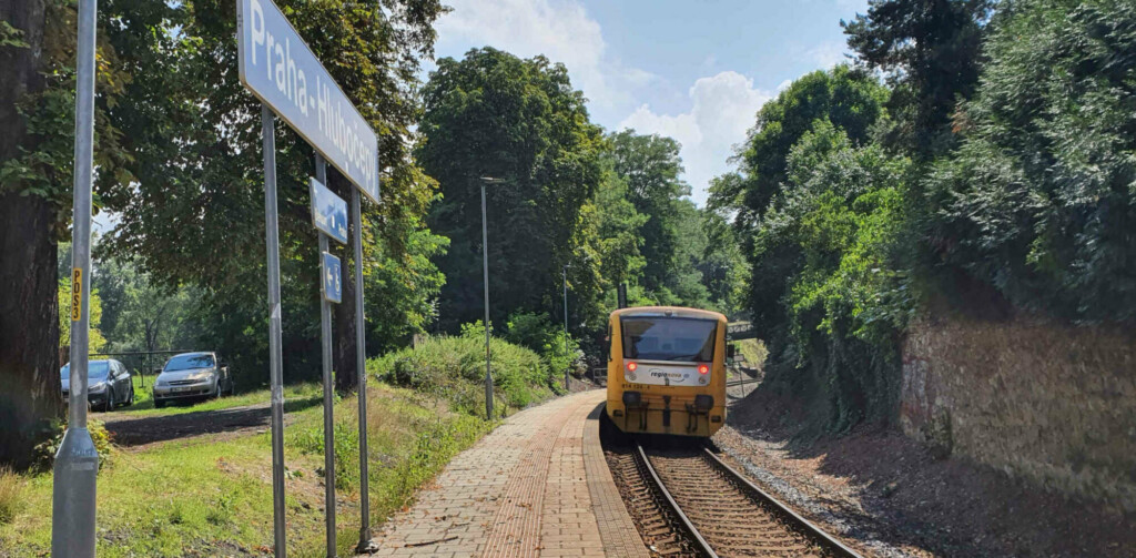 Vlaková zastávka Praha-Hlubočepy