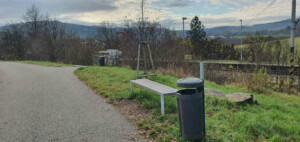 Hradčany, přístup na 2.nástupiště, směr Tišnov